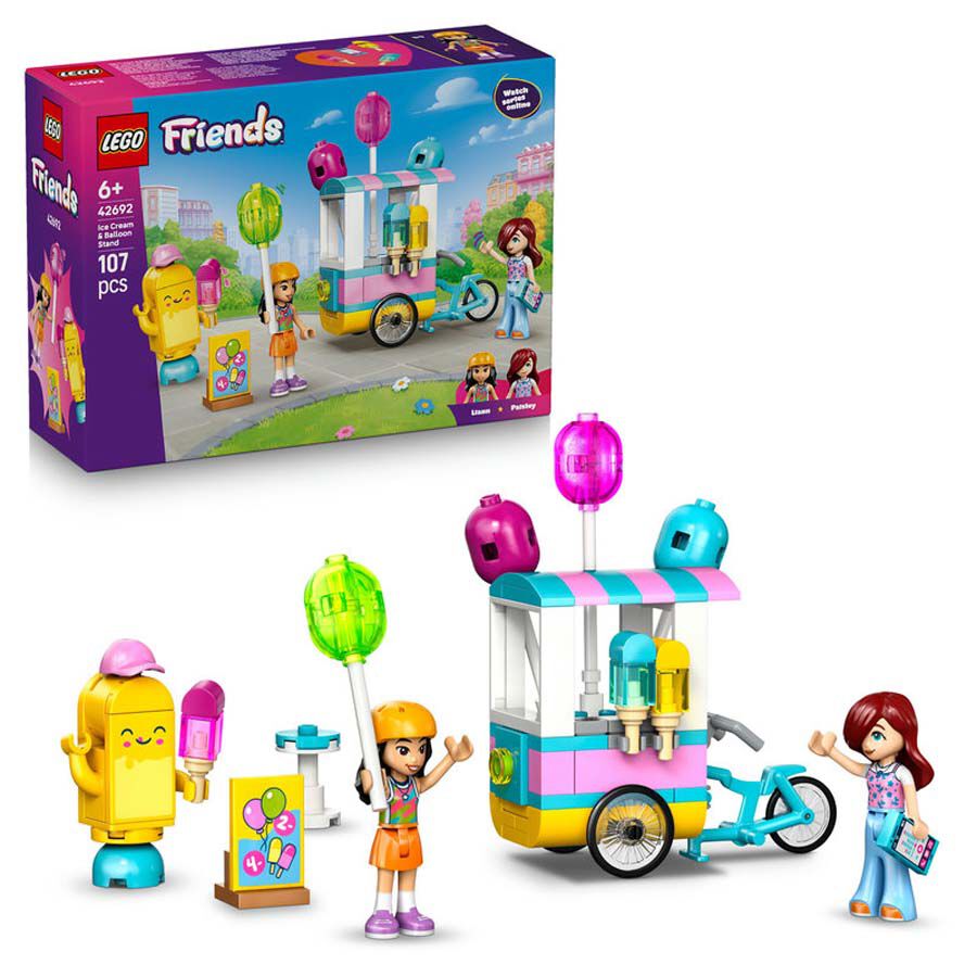LEGO&reg; LEGO Friends Puesto de Helados y Globos 42692
