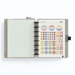 Planner Ingeniox semana/vista A5 beige