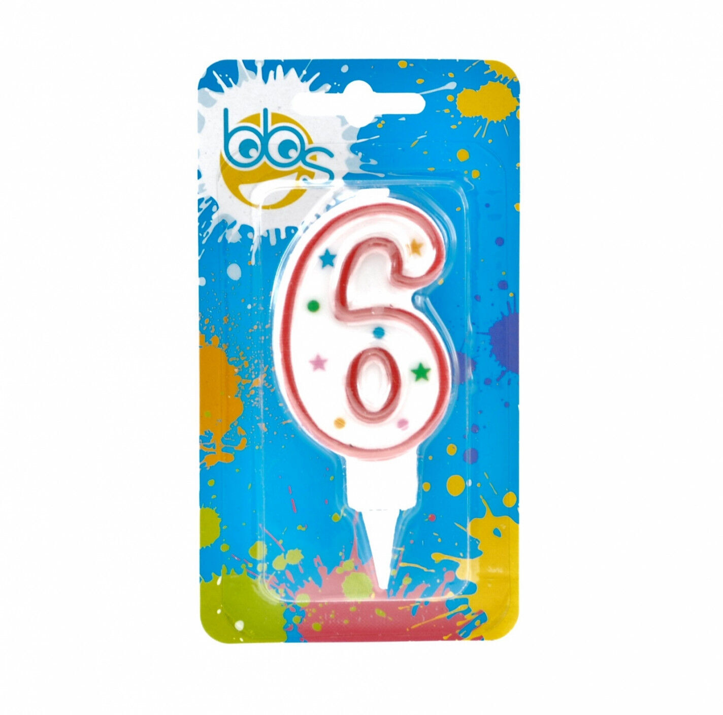 Vela Aniversario n&ordm;6 Macadamia BS