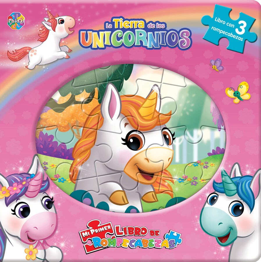 La tierra de los unicornios (Libro + 3 puzzles)