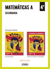 Proyecto: FanFest. Matem&aacute;ticas 4 Secundaria [opci&oacute;n A]. Libro del alumnado + Cuaderno