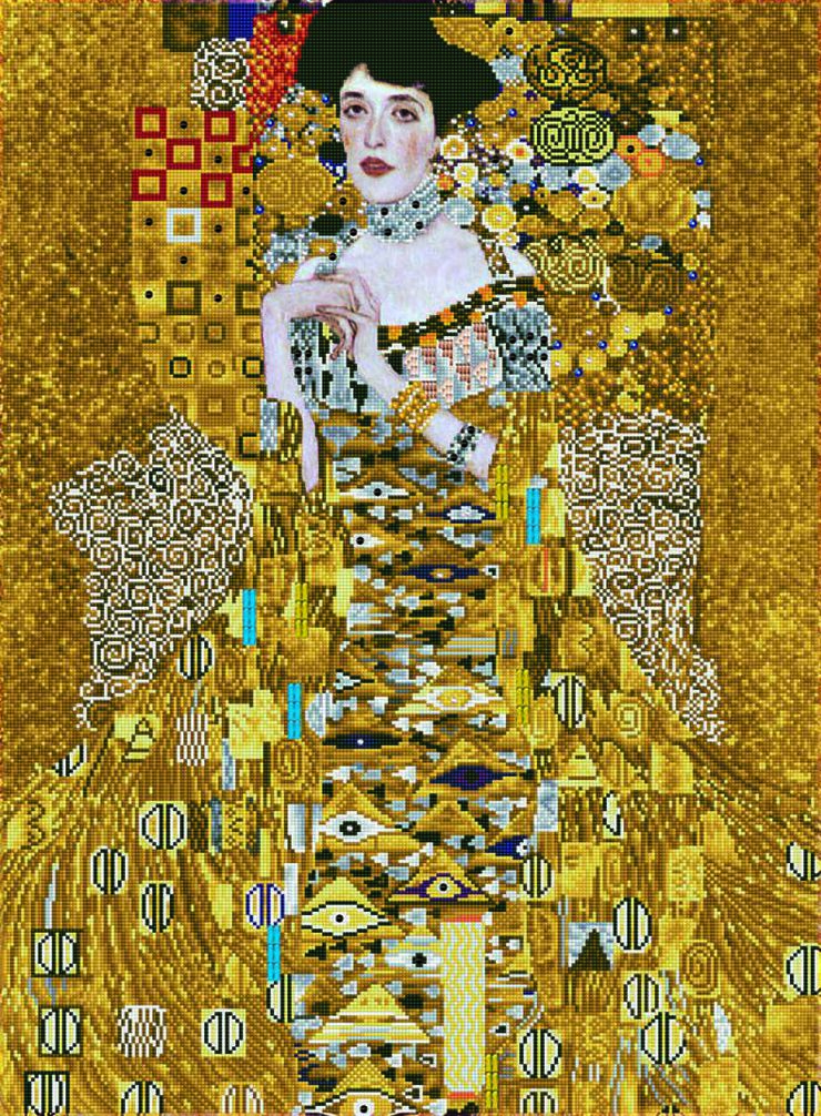Diamond Dotz Woman in Gold-G. Klimt