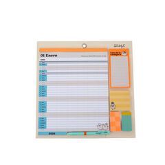 Calendario pared Iman 2026 cast Familiar