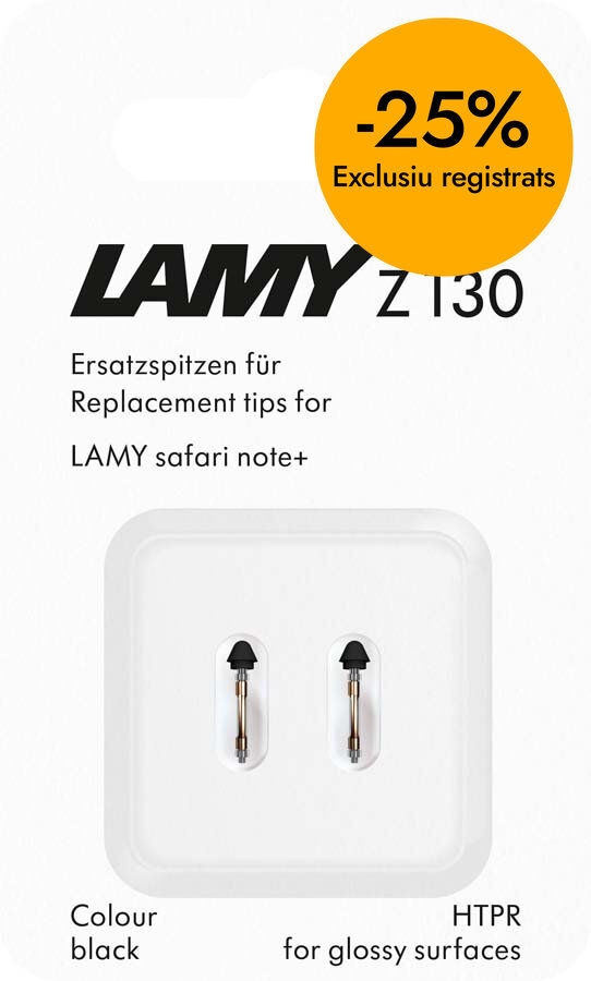 Lamy Safari Pen Note+ 2 puntes negre