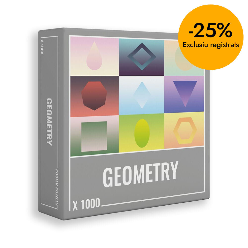 Puzle Cloudberries Geometry 1000 piezas