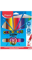 Caja de 24 Lápices de Colores Maped Color'Peps Strong
