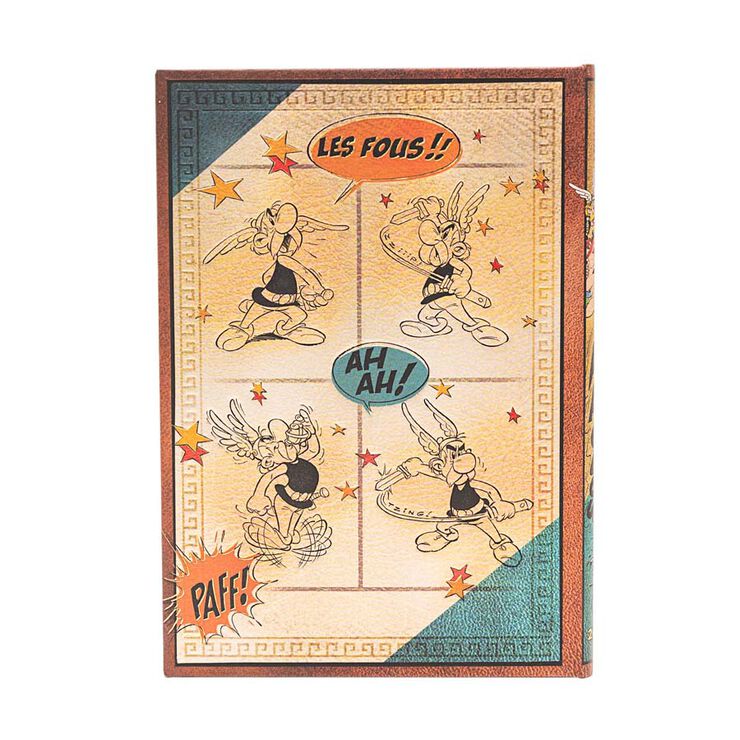 Agenda Paperblanks Asterix Midi sem/vista castellano 2025