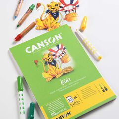 Bloc de dibuix Canson Kids A4 30 fulls 90 g