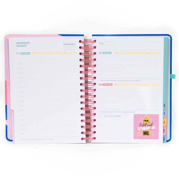 Agenda Mr.Wonderful dia/pàg 2026 cat Quan una porta...