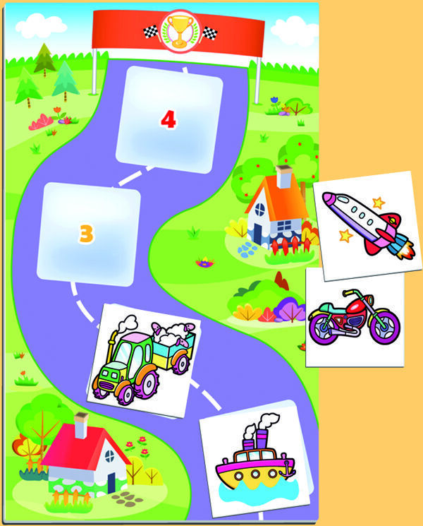 Carrera de transportes - Juego sonoro