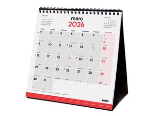 Calendario mesa Escribir Pestañas S 2026 catalán