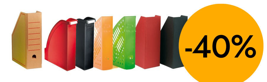 Revistero Abacus L/F A4 amarillo fluorescente