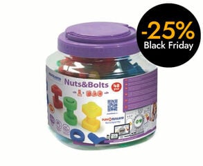 Tuercas y tornillos Miniland 48 unidades