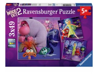 Puzle 3 x 49 piezas Inside Out