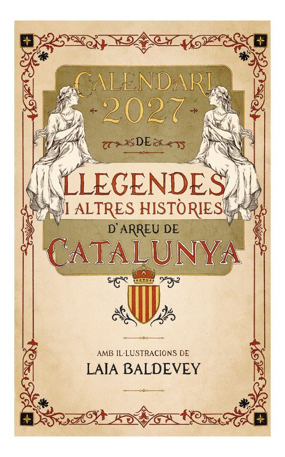 Calendario Pared Efados Leyendas Catalu&ntilde;a Catal&aacute;n 2027