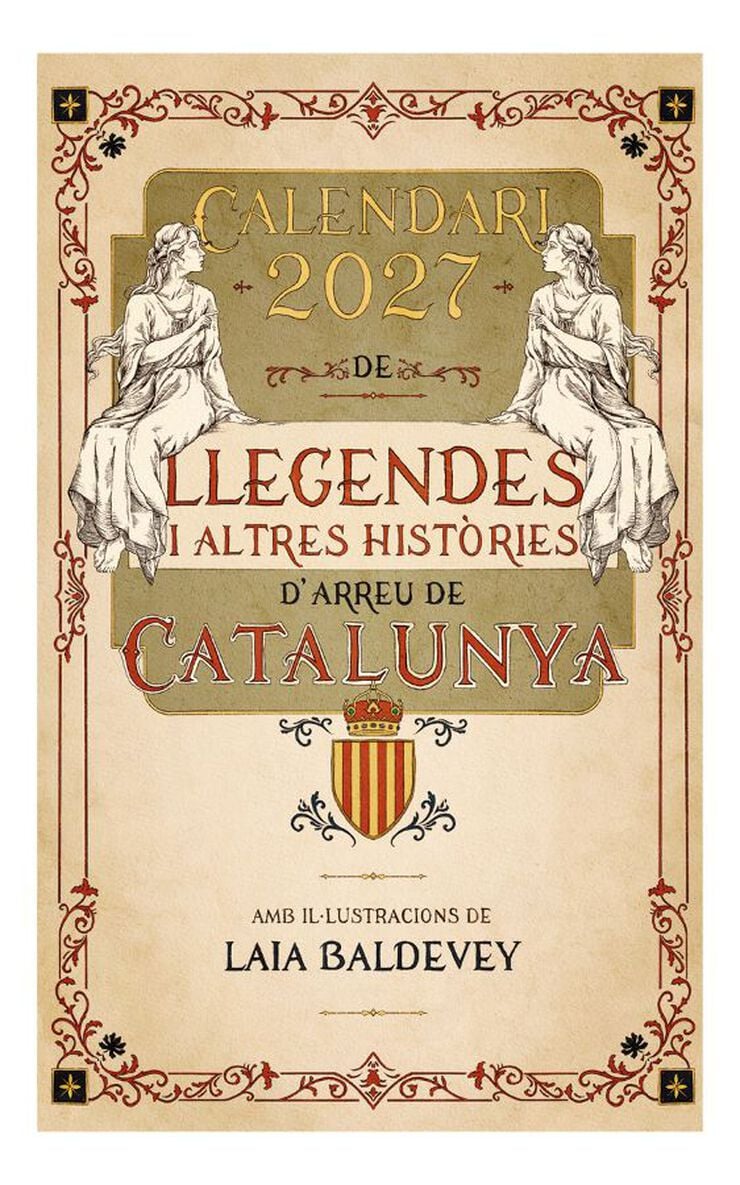 Calendario Pared Efados Leyendas Catalu&ntilde;a Catal&aacute;n 2027