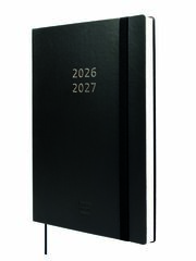Agenda Finocam 18M Mara Y10 Sem/Vista Vertical Multiling&uuml;e 2026-27 Negro