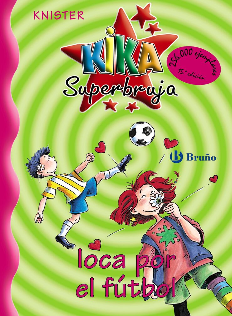 Kika superbruja loca por el fútbol