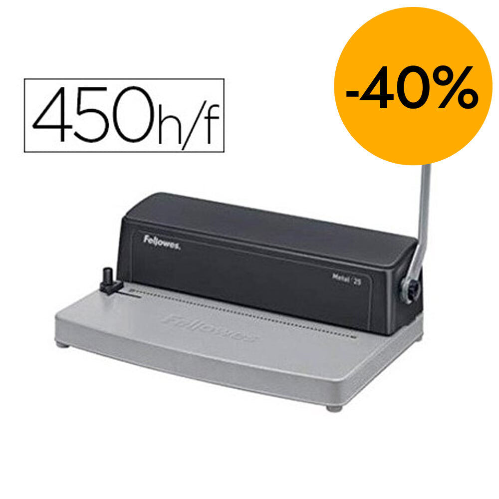 Encuadernadora Espiral Fellowes Metal 25