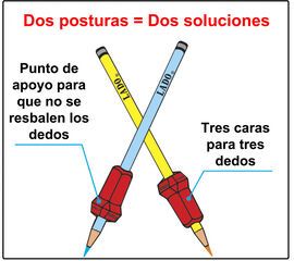 Adaptador para lápices Lado Corrector de escritura 30U