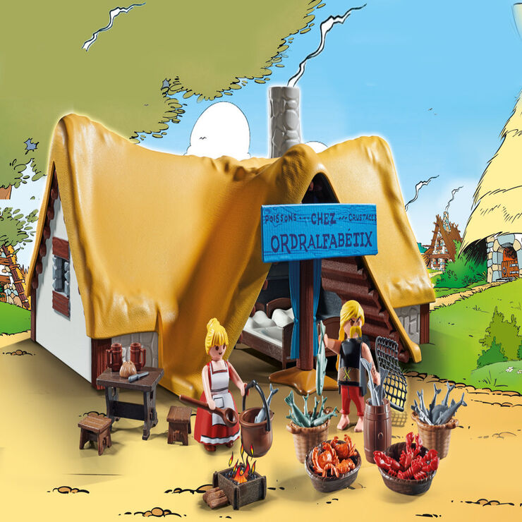 Playmobil Asterix: La Cabaña De Ordenalfabetix