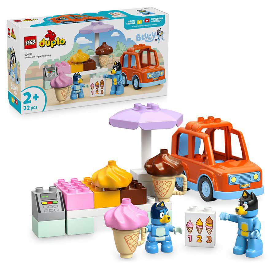LEGO&reg; DUPLO Bluey Excursi&oacute;n a la Helader&iacute;a con Bluey 10458