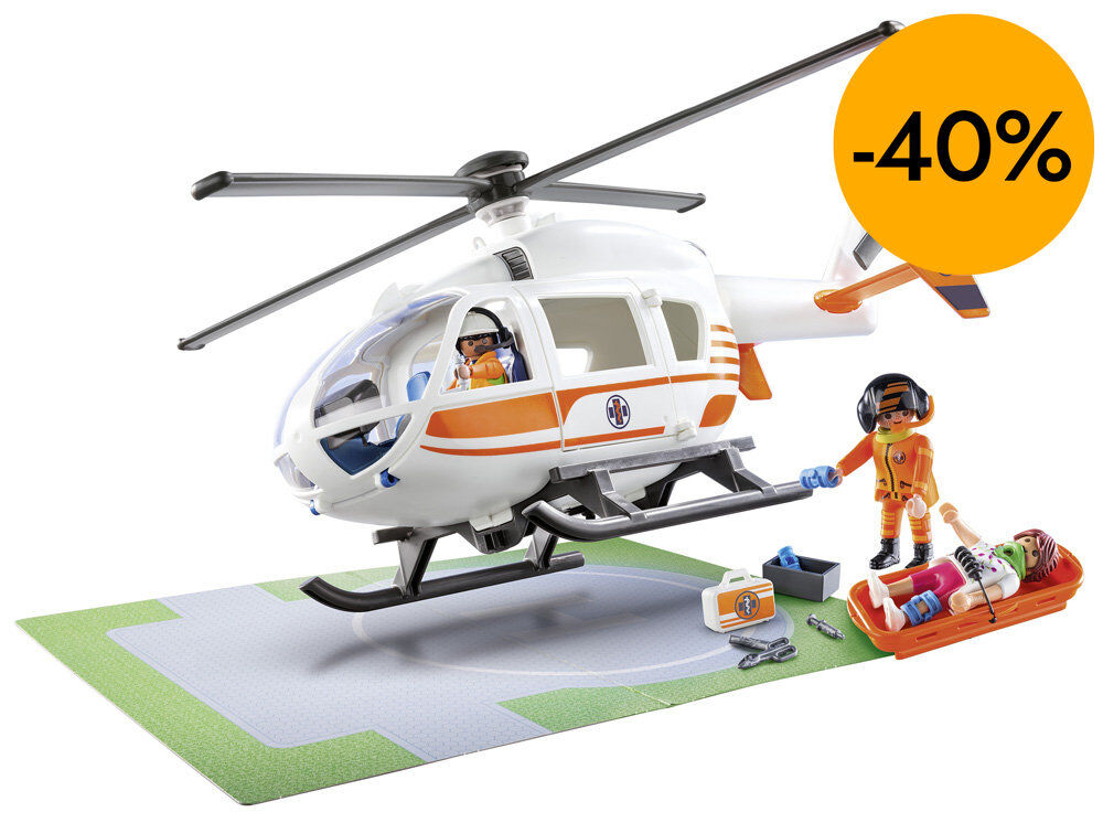 Playmobil City Life Helic&ograve;pter Rescat 70048