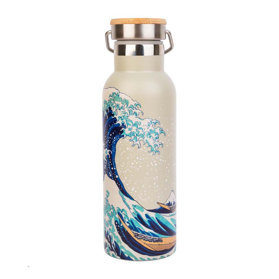 Botella Met&aacute;lica 500ml Kokonote Hokusai