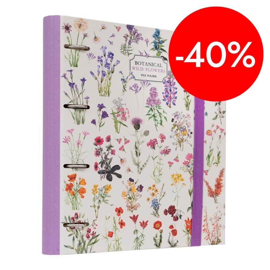 Carpeta 4 Anelles Kokonote Botanical Wild Flowers