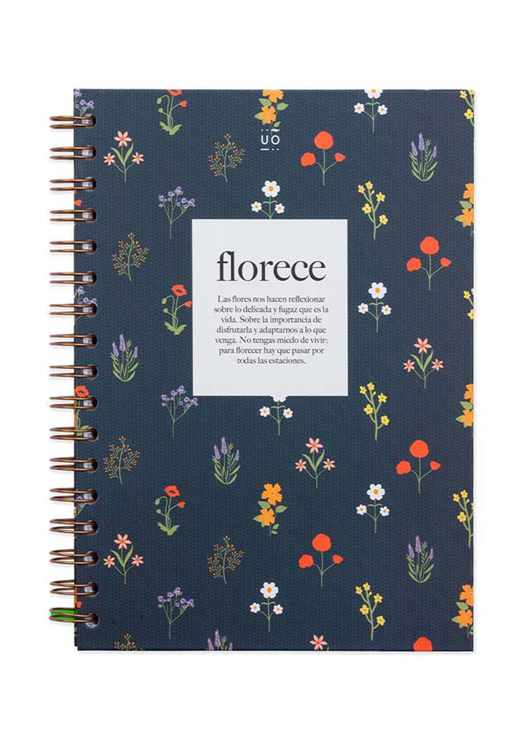 Libreta espiral A5 Florece