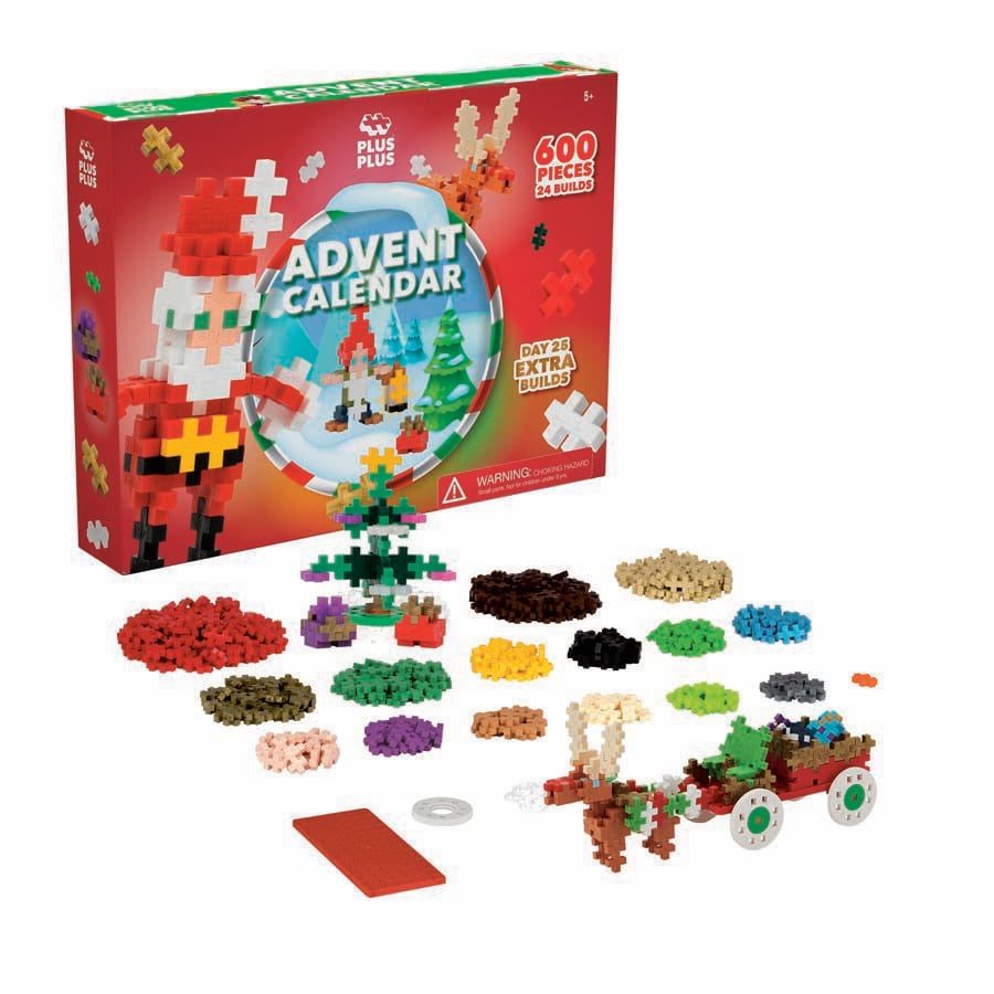Plus-Plus Calendario de Adviento 600 piezas