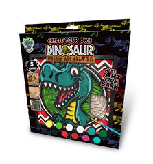 Art en fusta dinosaure