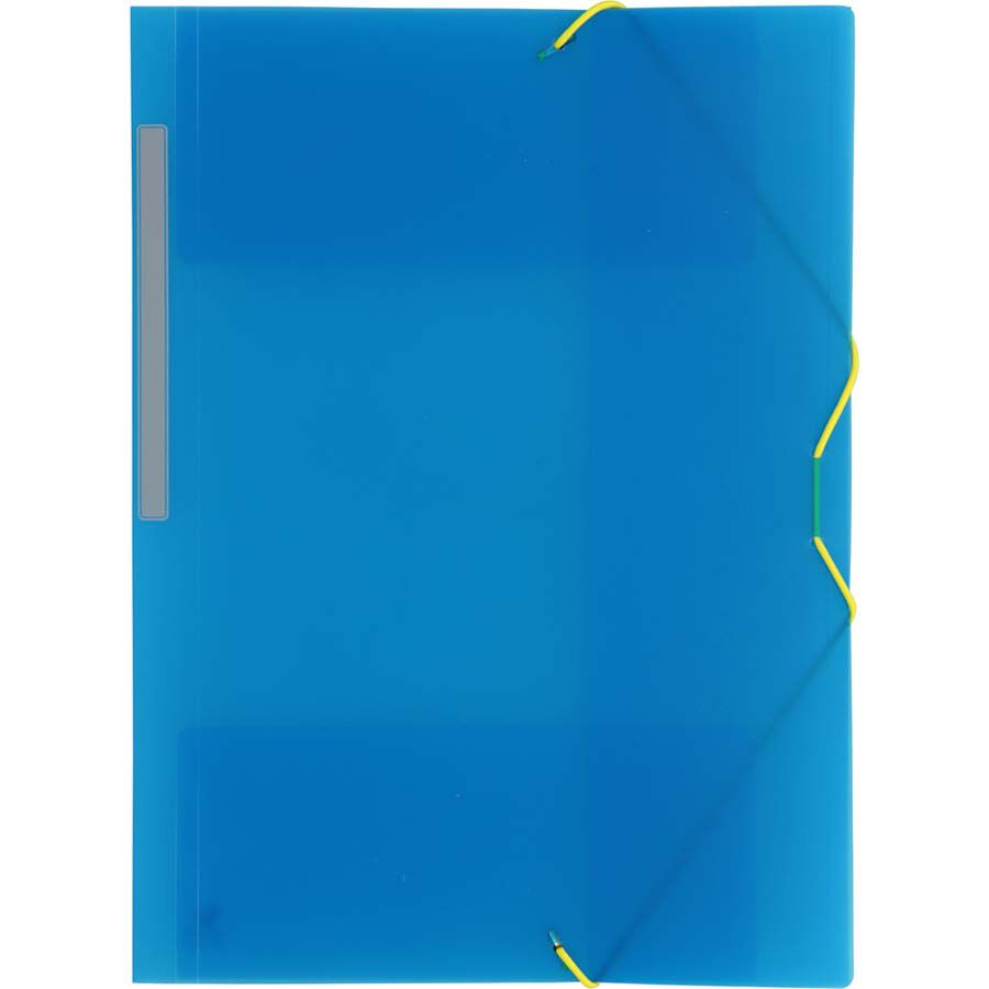 Carpeta gomes i solapes Foli Grafoplas pp blau