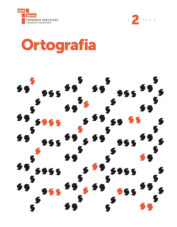 Quadern d'ortografia 2 Edelvives