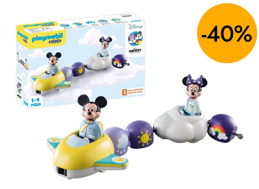 Playmobil 123 Mickey y Minnie Tren Nube 71320