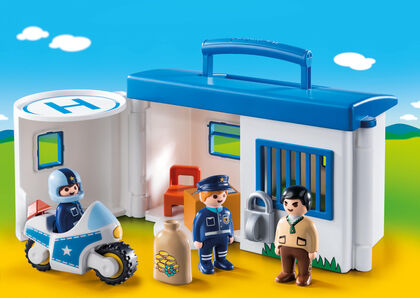 Playmobil 1.2.3 Comisaría De Policía (9382)
