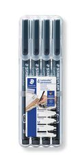 Retoladors permanents Staedtler Lumocolor S/F/M/B 4u