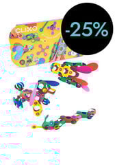 Construcción Magnética Clixo Arco iris 42 piezas