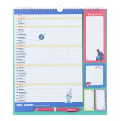 Planificador 16 mesos mes/vista mult 2025-26 Disney Stitch