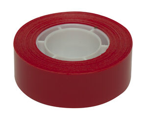 Cinta adhesiva Apli 19mmx33m rojo