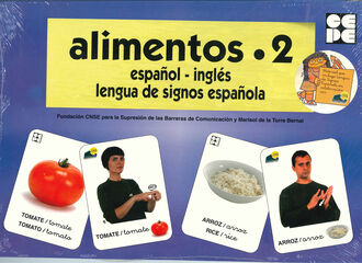 Vocabulario fotogr&aacute;fico elemental Alimentos 2 (verduras)