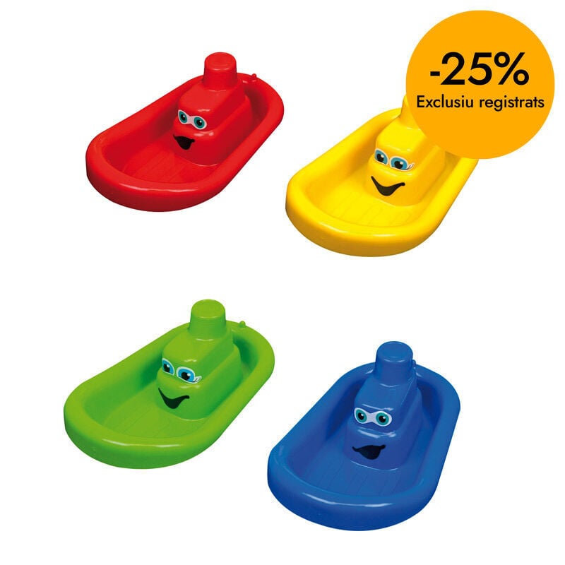 Barcos de colores surtidos 2 unidades