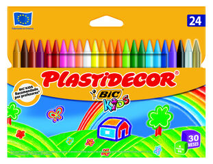Ceras Plastidecor Bic Kids 24 colores Ceras Plastidecor Bic Kids 24 colores