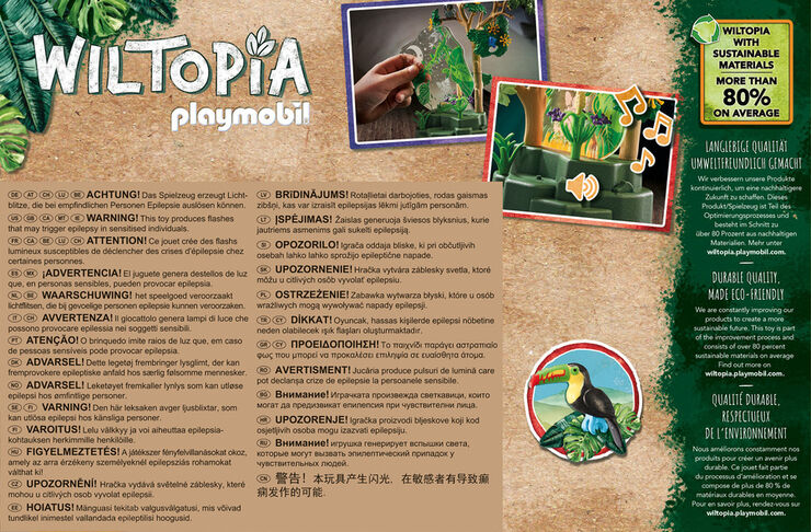Playmobil Wiltopia Selva Tropical Llum nocturna 71009