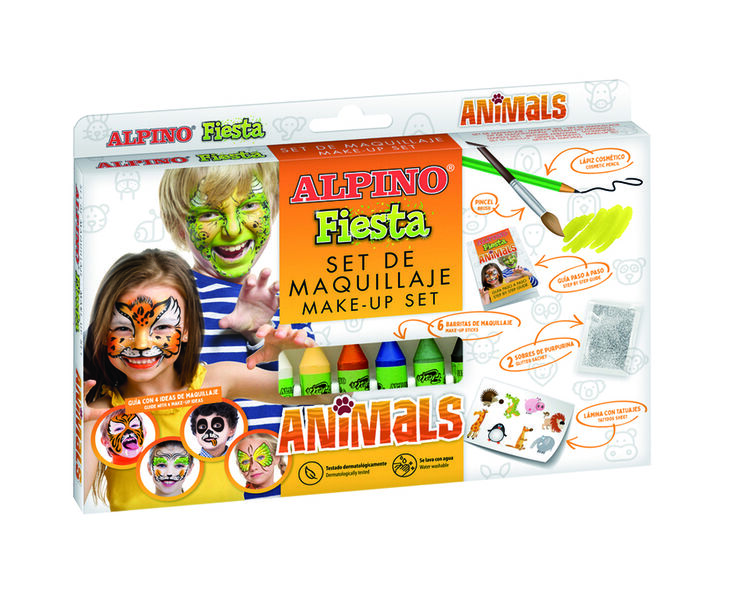 Maquillatge barra Fiesta Animals 6 colors