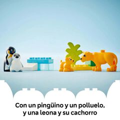 LEGO® DUPLO Town Familias de la Fauna Salvaje: Pingüinos y Leones 10442