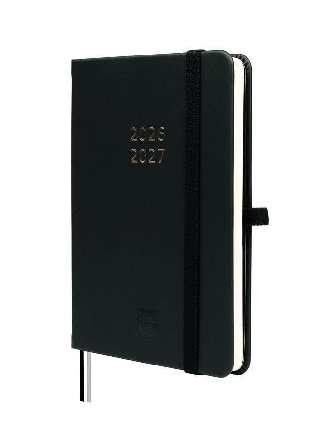Agenda Finocam 18M M3 Sem/Vista Multiling&uuml;e 2026-27 Negro