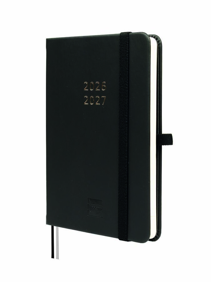 Agenda Finocam 18M M3 Sem/Vista Multiling&uuml;e 2026-27 Negro