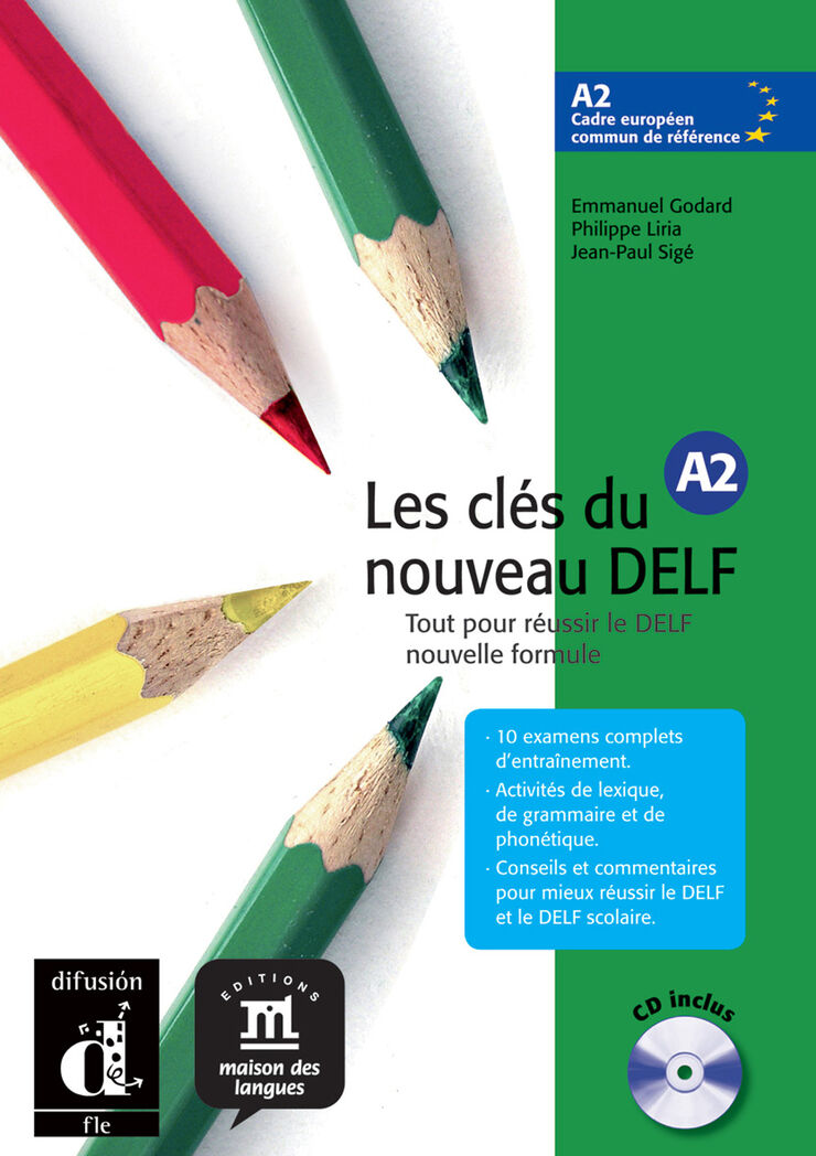 Clés Nouveau Delf A2 Livre+Cd