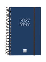 Agenda Finocam Opaque D&iacute;a P&aacute;gina 2027 Catal&aacute;n Azul